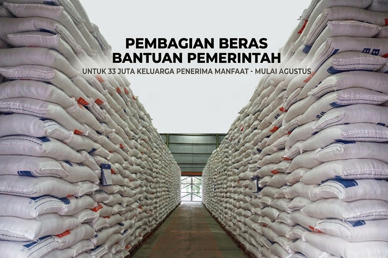 Siap-siap Bulan Depan, Pemerintah Salurkan 30 Kg Beras Gratis untuk 33 Juta Keluarga