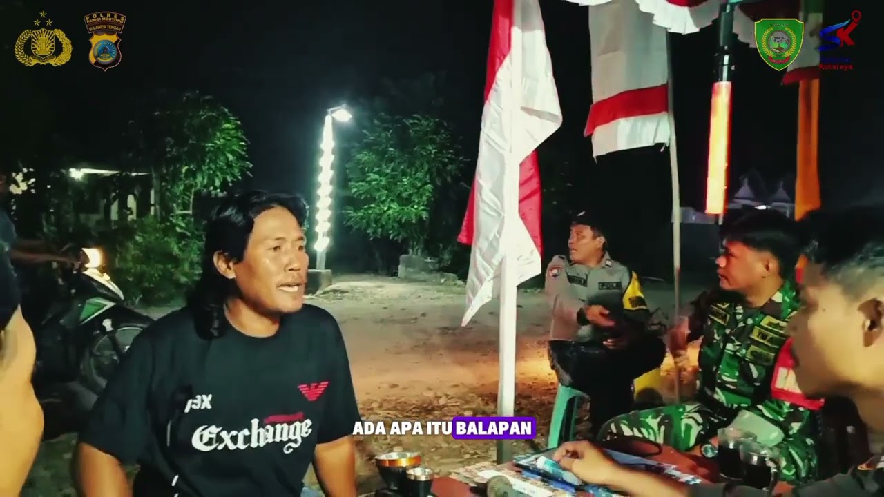 Dalam rangka HUT POLRI yang ke 80 kolaborasi dengan pemerintah desa menjaga keamanan desa